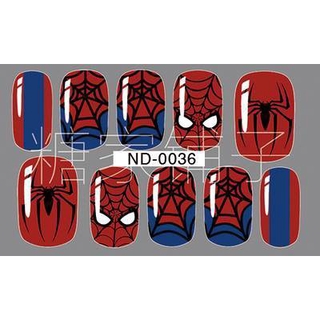 Nail dán Siêu nhân Marvel