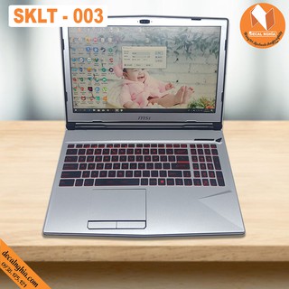 Decal nhôm dán laptop MSI-GF63-Thin-95C