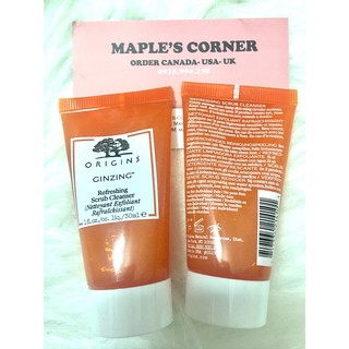 Sữa Rửa Mặt tẩy da chết Origins Ginzing Refreshing Scrub Cleanser