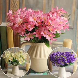 Bó hoa Lily mini giả gồm 24hoa, trang trí nhà