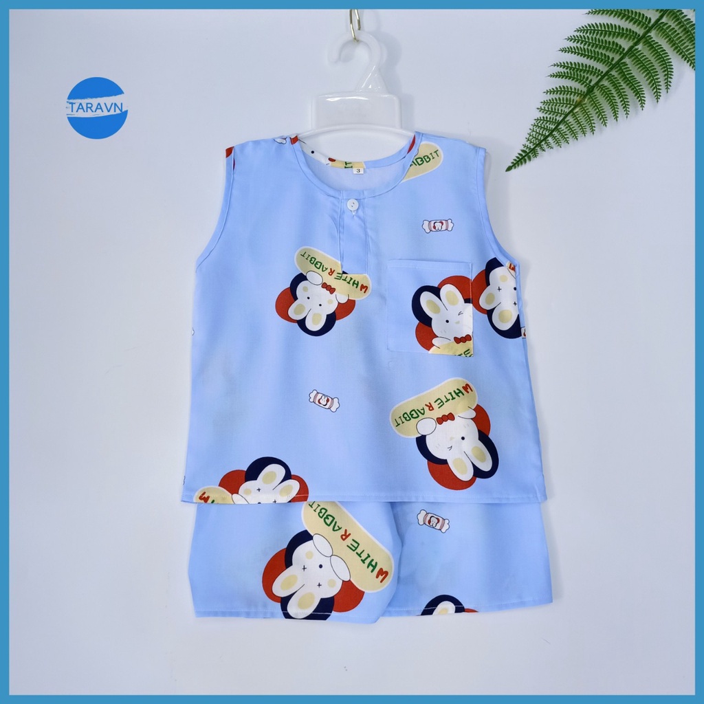 Bộ Lanh Bé Trai Sát Nách 8-26kg, chất tole 2 da loại 1 mịn mát, đường may kỹ