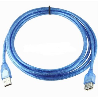 Dây cáp nối dài usb xanh bọc chống nhiễu 3m