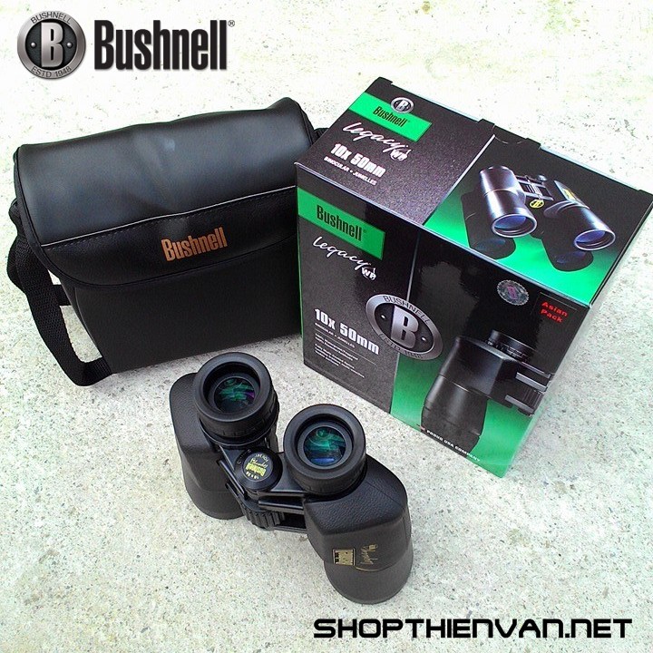 Ống nhòm Bushnell Legacy 10x50 WP chống nước, chống đọng sương đi rừng, săn ong, du lịch dã ngoại