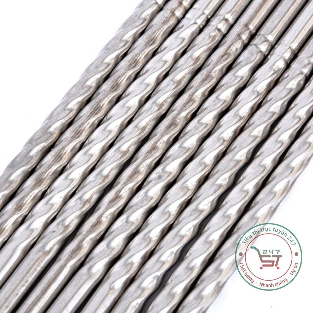 Đũa inox sáng đẹp đồ dùng nhà bếp không thể thiếu 5 đôi đũa ăn cơm làm phụ kiện bàn ăn giúp bữa cơm trở nên ngon hơn