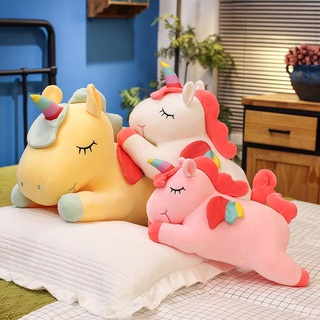 Đồ chơi nhồi bông hình kỳ lân cầu vồng 40cm 12 inch
