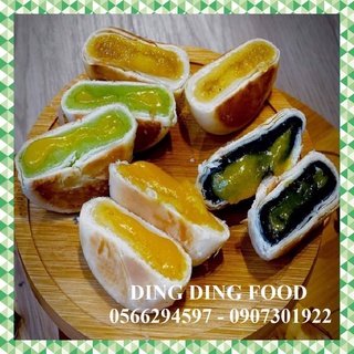 Date 09/2023 - Tổng Các Vị Bánh Pía Mini Kim Sa Tân Huê Viên (1 Cái 40g) Trứng Chảy, Ăn Vặt Siêu Ngon, DING DING FOOD