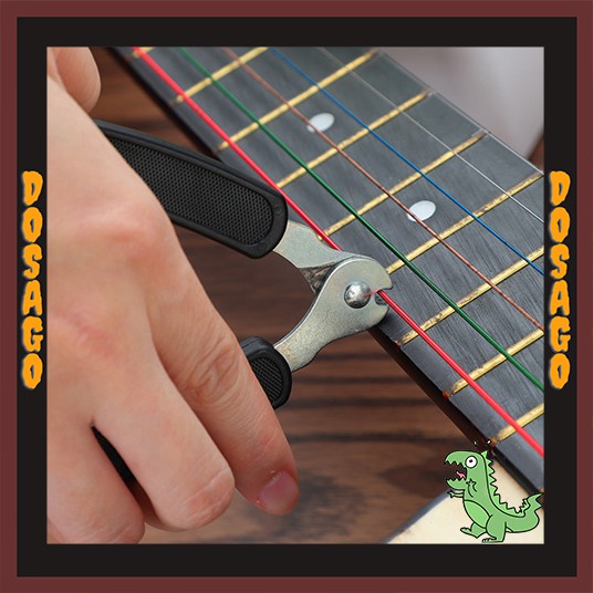 Dụng Cụ Thay Dây Đàn Guitar Đa Năng 3 Trong 1, Kiềm Cắt Dây Đàn Guitar, Tay Quay Khóa Đàn Guitar, Lấy Chốt Đàn Guitar