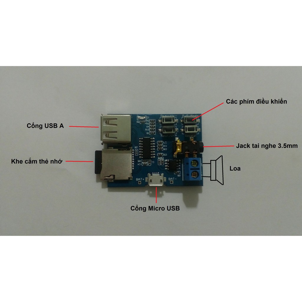 Module Giải Mã MP3+TF GM4563