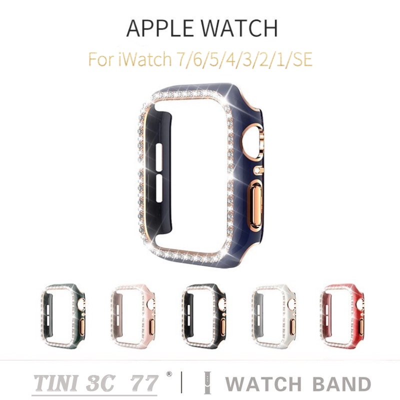 Ốp bảo vệ mặt đồng hồ bằng PC thích hợp cho APPLE WATCH 7/6/5/4/3/2/SE 38 40 41 42 44 45mm