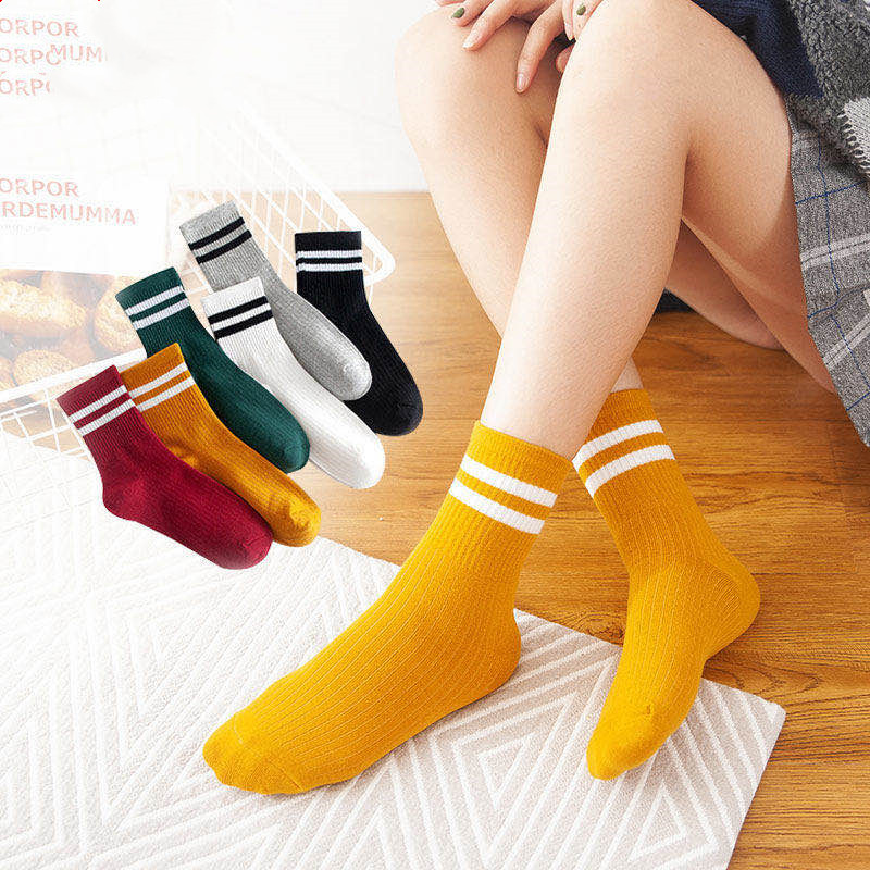10 Pairs Fashion Random Color High Quality Comfortable Cotton Korean Ins Style Cute Cartoon Unisex Men Women Socks Mid-Height Short  Ankle Socks