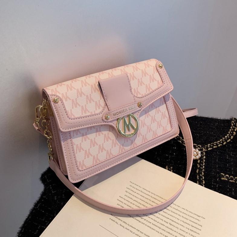 Túi chữ M bản 2 ngăn 2 dây size 22 kèm ảnh thật hàng QC cao cấp