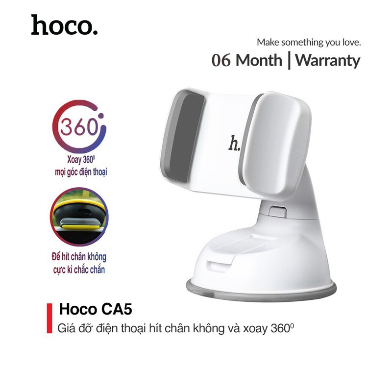 GIÁ ĐỠ ĐIỆN THOẠI HOCO CA5 TIỆN TRÊN OTO