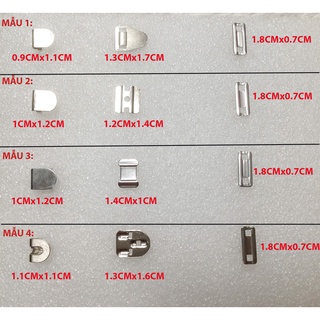 Móc cài quần tây âu khuy khóa gài jean phụ liệu may mặc nhiều kiểu