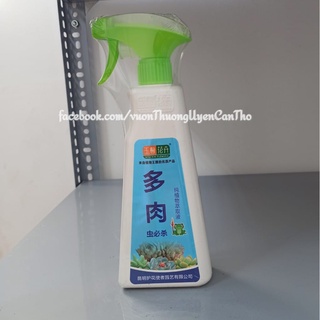 Chai xịt sâu rệp trên sen đá