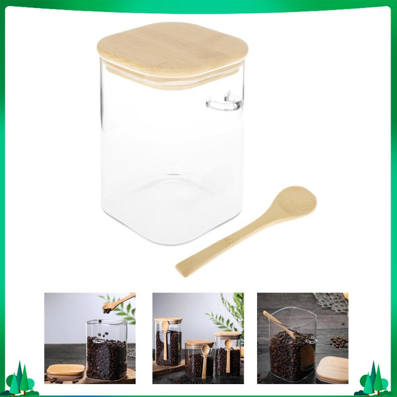 Hũ kín bằng thủy tinh borosilicat cao Hũ bảo quản có nắp đậy Hạt ngũ cốc nhà bếp, trái cây sấy khô, bình trà, bình bảo quản trong suốt, tủ lạnh tùy chỉnh đa năng
