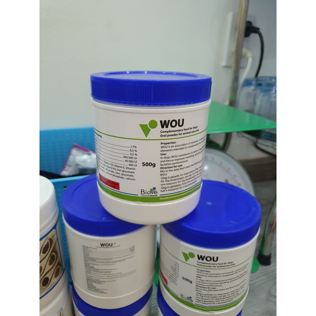 Wou thực phẩm bổ sung cho thú cưng