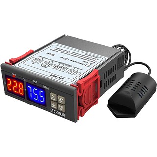 Bộ điều khiển theo nhiệt độ, độ ẩm STC-3028 12VDC 24VDC 220V AC