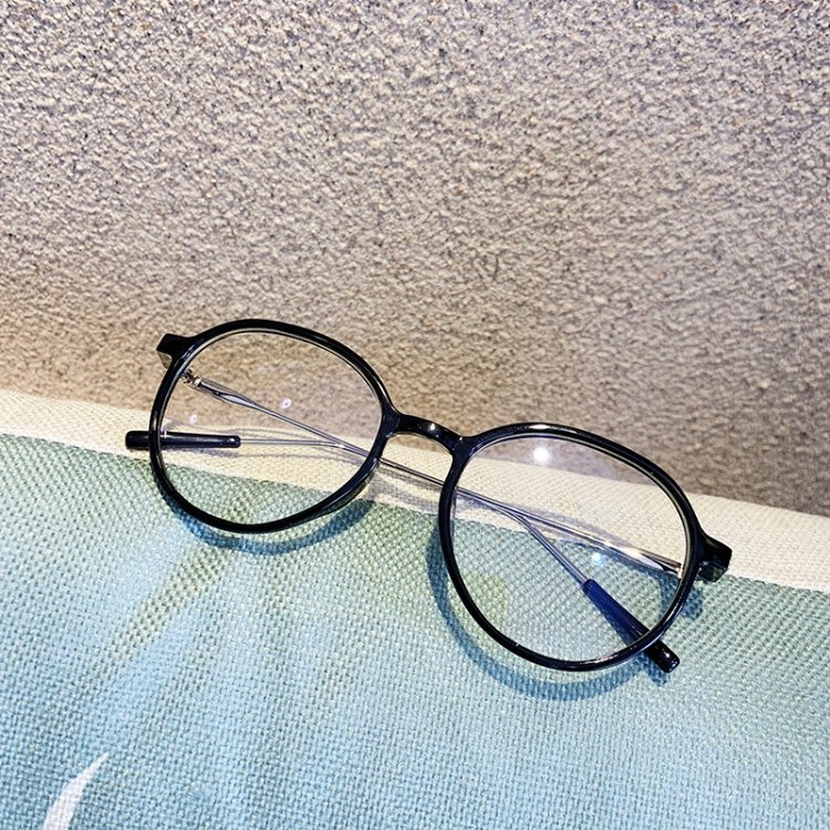 Kính cận thời trang phong cách Hàn Quốc mắt kính không độ chống tia UV đẹp giá rẻ kiểu dáng basic ABICA 075