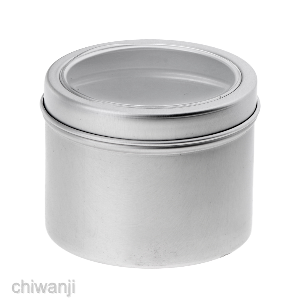 [Hàng mới về] Set 10 hộp nhôm rỗng đựng mỹ phẩm mini 100ml