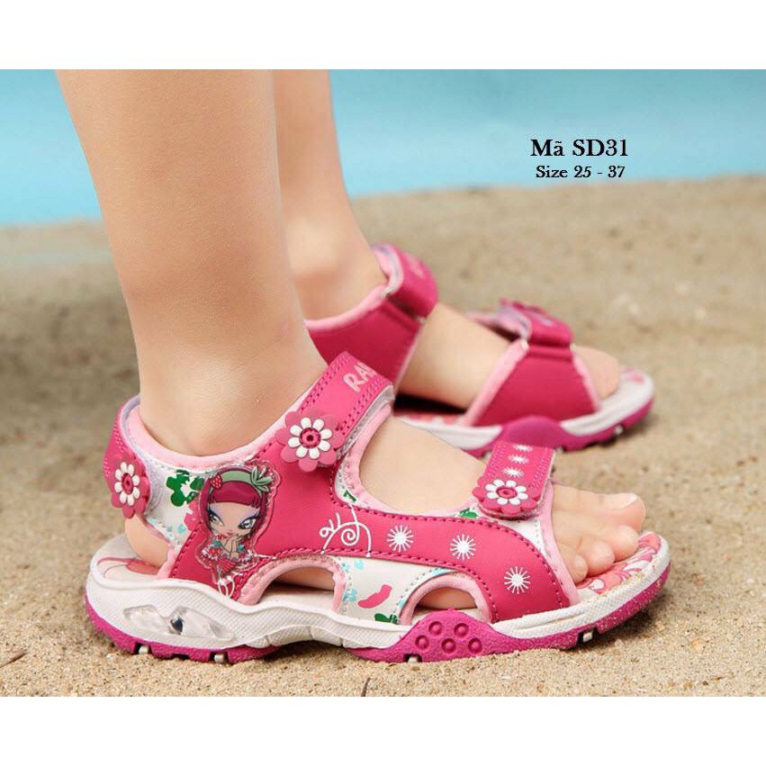 Giày sandal bé gái đi học đi chơi mùa mưa