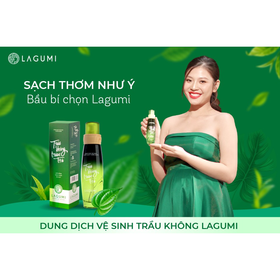 Dung Dịch Vệ Sinh Phụ Nữ Trầu Không Tràm Trà Lagumi 💕 Dung Dịch Vệ Sinh Cho Bà Bầu