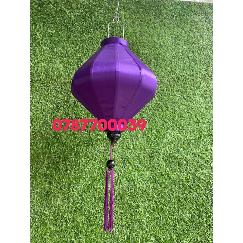 Lồng đèn Hội an phi trơn treo ngoài trời 30cm
