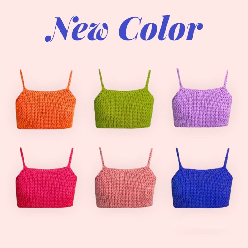 Áo dây len basic top handmade