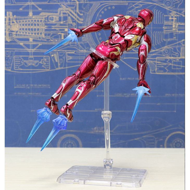 Mô Hình Iron Man Mark 50 Mk50 SHF Avenger Infinity War Bandai Cao 16cm