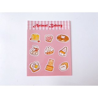 Tấm hình dán Animal Bakery sticker 🔆