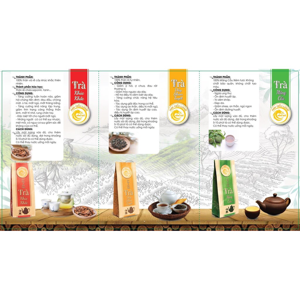 [HOT HOT] COMBO 3 LOẠI TRÀ RỒNG NHỎ CHUYÊN TRỊ MẤT NGỦ [ĐỘC QUYỀN NGHỆ SĨ KIM TIỂU LONG] - NHÀ PHÂN PHỐI THÁI HOÀNG | BigBuy360 - bigbuy360.vn