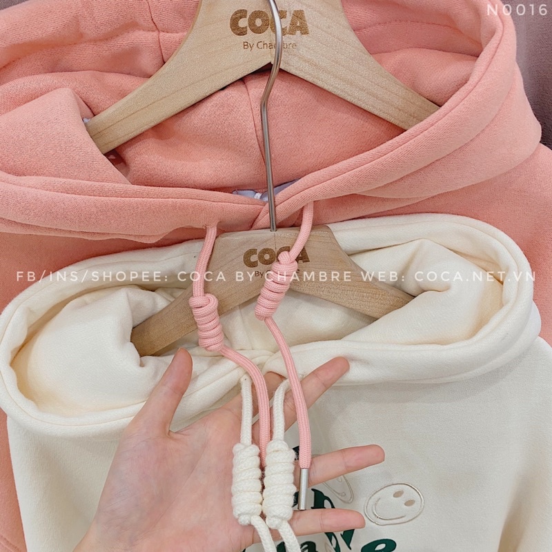 [N0016]🏡 Áo HOODIE nỉ bông dày thêu mặt cười in KIND PEOPLE form rộng (Có sẵn/ảnh thật) | BigBuy360 - bigbuy360.vn