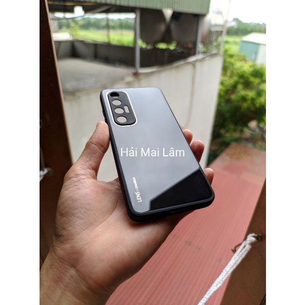 Ốp lưng cao cấp viền mềm lưng kính cường lực mi10s