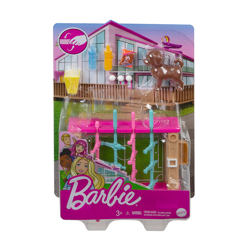Đồ Chơi Búp Bê BARBIE Bộ Phòng Chơi Mini Barbie Bi Lắc GRG77/GRG75