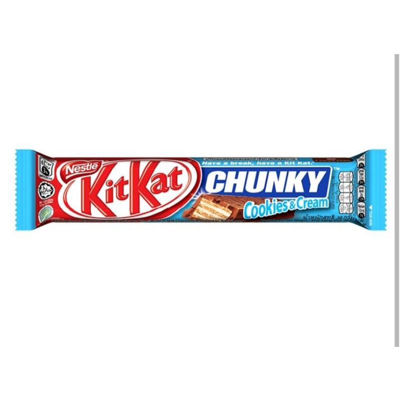 Socola KitKat Chunky Cookies Cream 38G