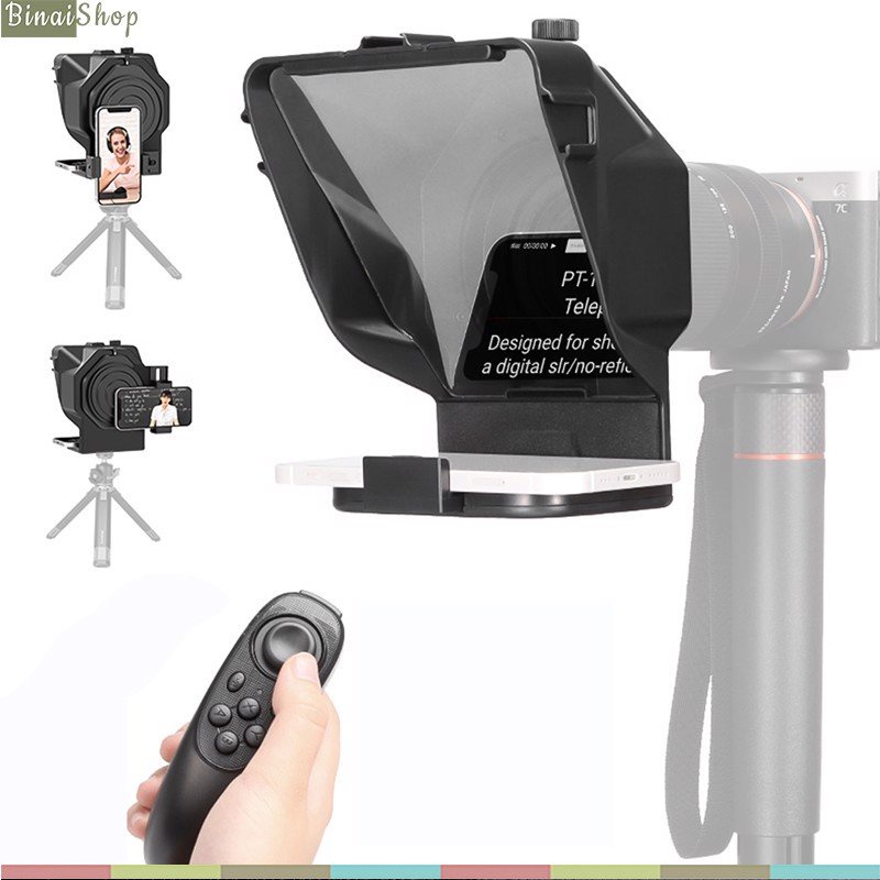 Ulanzi Teleprompter PT-15 - Máy Nhắc Chữ Mini Dùng Cho Điện Thoại, Máy Ảnh, Máy Quay