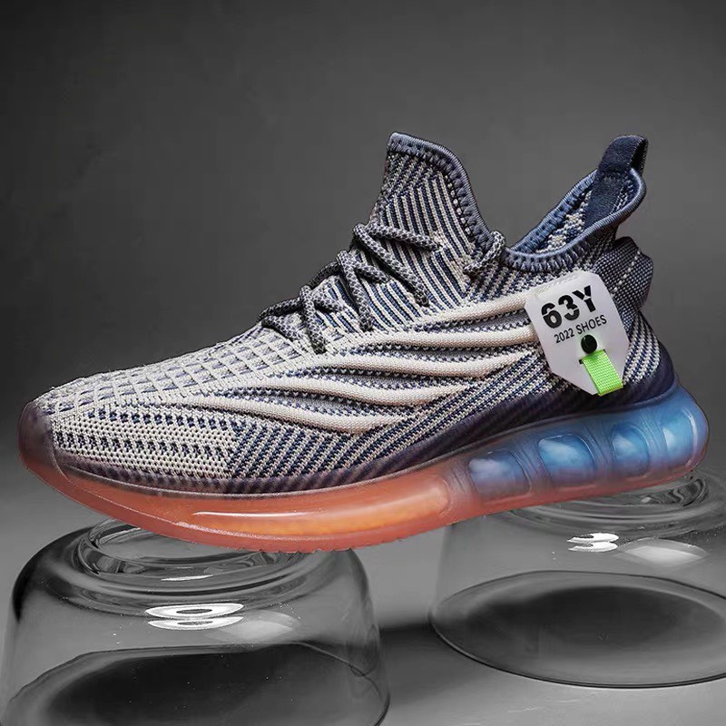 Giày thể thao nam đế thạch trong suốt cao cấp , Giày Sneaker nam PVC 350