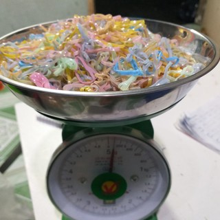 Túi Zip 100g Thun Cột tóc cho bé nhiều màu (Ảnh thật)