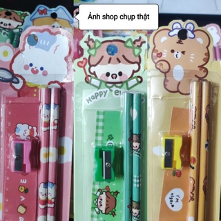 Bộ 5 Đồ Dùng Học Tập Cute (Đọc kỹ mô tả)