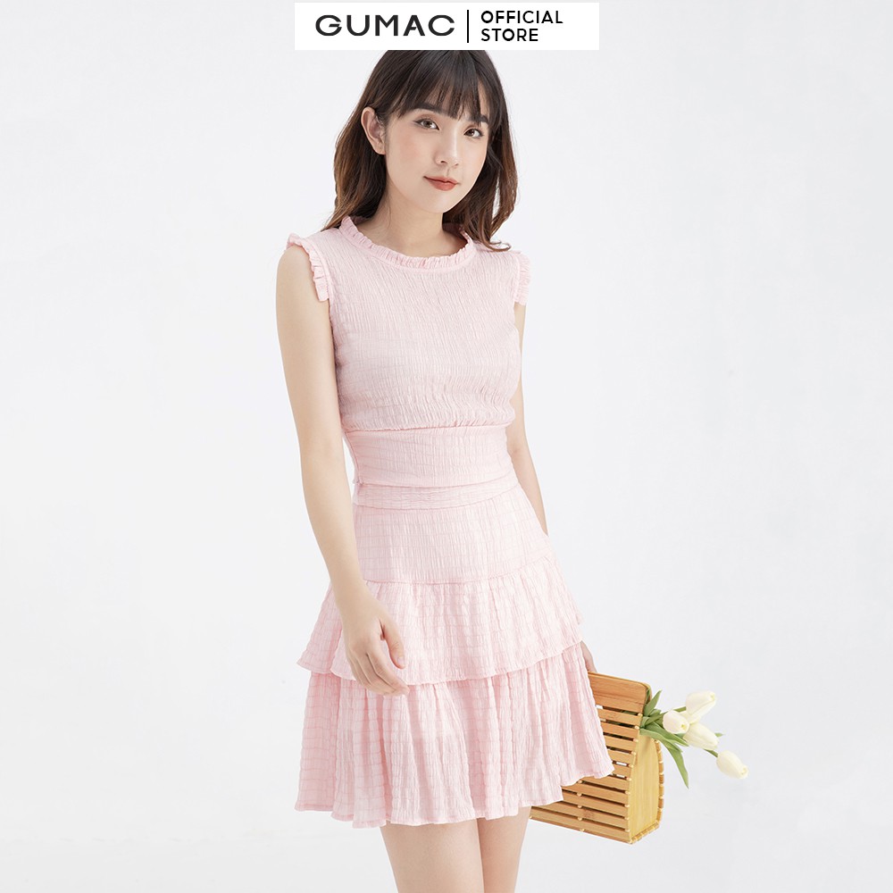 Chân váy xòe tầng GUMAC VB642 | BigBuy360 - bigbuy360.vn