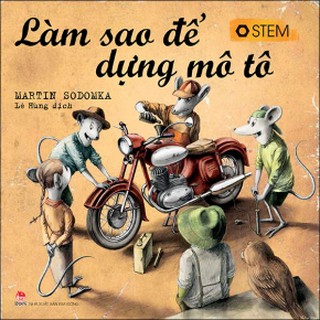 Sách - tủ sách stem-làm sao để dựng mô tô