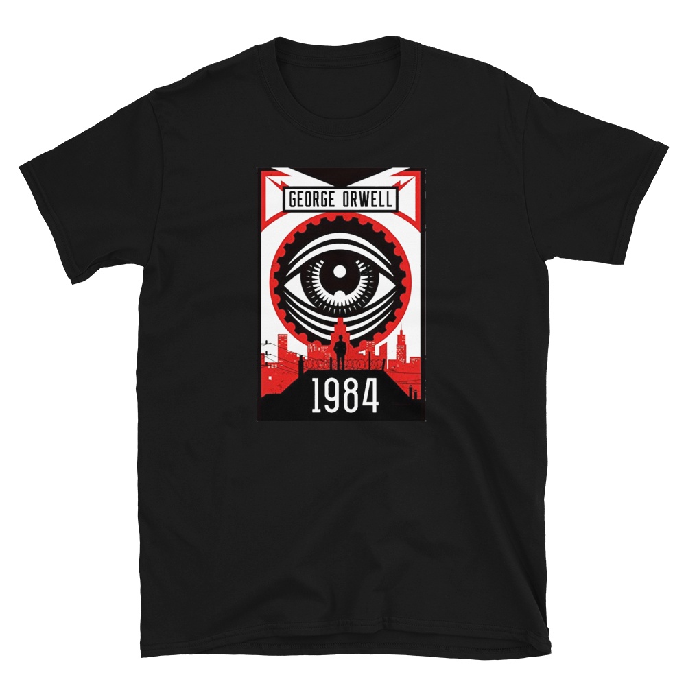 1984 Nam George Orwell Tiểu Thuyết Tiểu Thuyết Hàng Đầu Tiếng Anh Big Brother In Hình Áo Thun