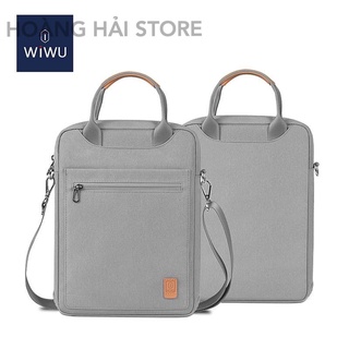 túi đeo chéo dọc Wiwu chống sốc ipad, surface, macbook, laptop 12.9 inch, 13 inch, túi xách công sở nam nữ đeo chéo