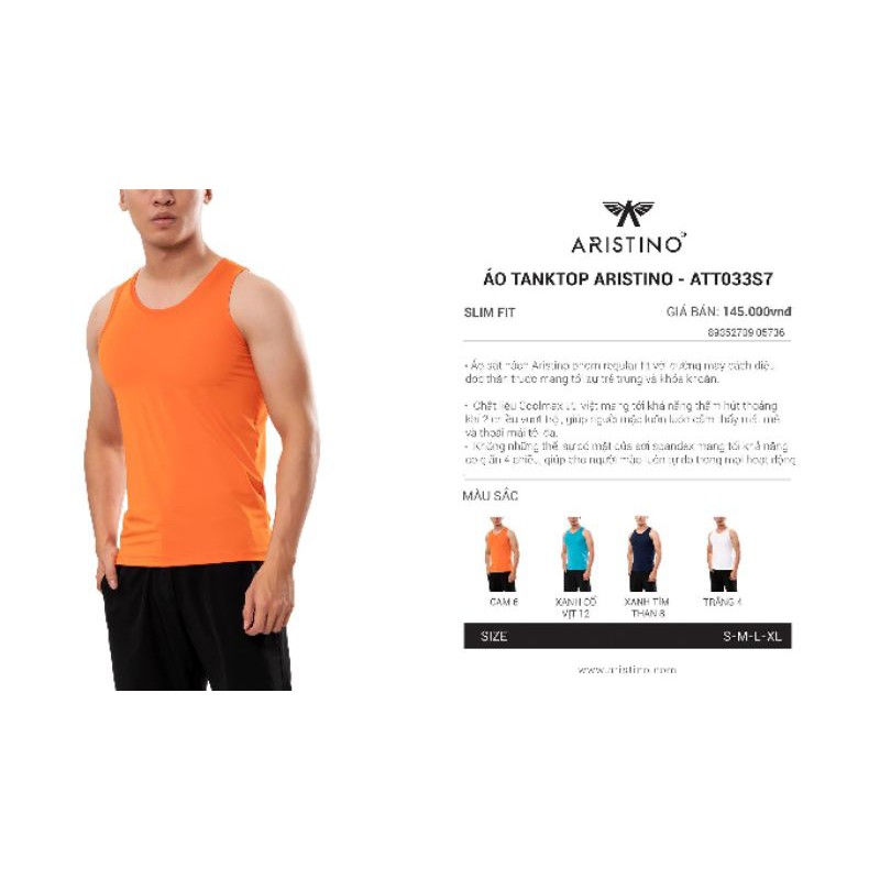 Áo Tank top nam -  Aristino