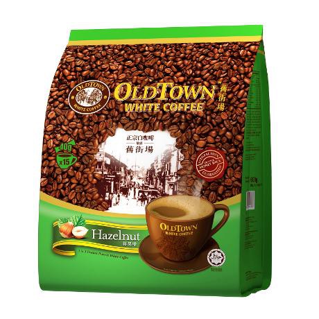 Cà Phê Trắng White Coffee OldTown Cafe Malaysia Hazelnut 15 Gói x 38G SÀI GÒN ĐẶC SẢN