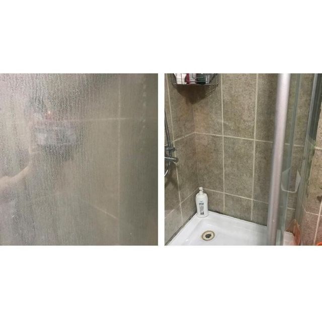 Nước tẩy cặn canxi vách kính phòng tắm, gương siêu sạch Sabo K không mùi