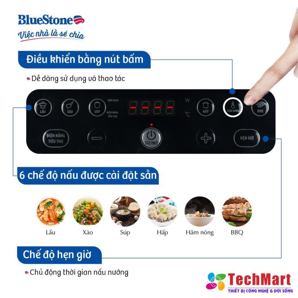 Bếp từ đơn BlueStone ICB-6610(2000W)- Tặng kèm nồi - Bảo hành 24 tháng