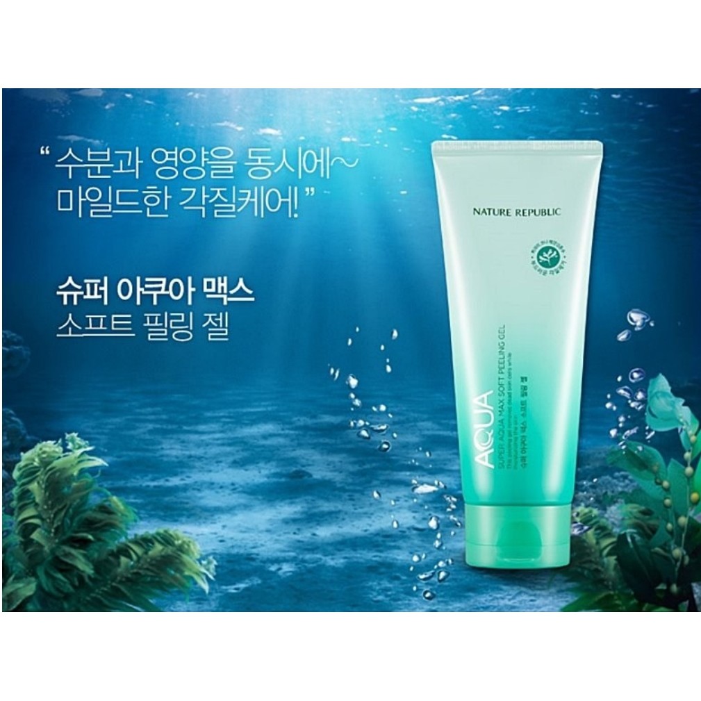 [NATURE REPUBLIC] Gel tẩy da chết Aqua Super Aqua Max Soft Peeling Gel