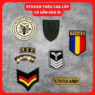 Sticker ủi quần áo - CÓ SẴN KEO ỦI - dùng làm miếng vá ủi quần áo,phụ kiện trang trí quần áo, balo, giày,nón