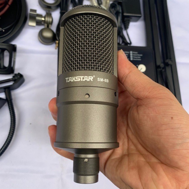 Mic thu âm TAKSTAR SM-8B, micro livestream chuyên nghiệp