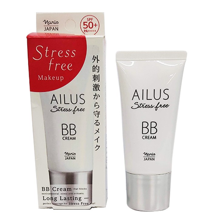 Kem nền che khuyết điểm BB Cream Naris Ailus Stress Free 30g Nhật